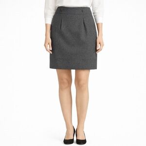 Vittadini Wool Angora Blend‎ Pencil Skirt Gray Lined Women’s Size 12 Side Zip